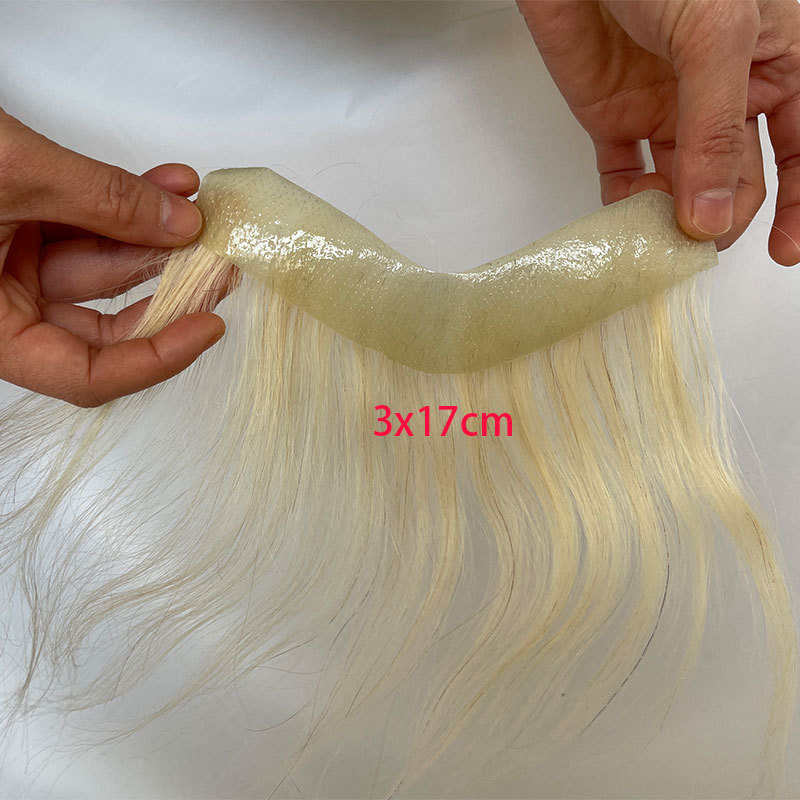 Human Hair Toupee for Men - Thin Skin Base Hair Replacement System