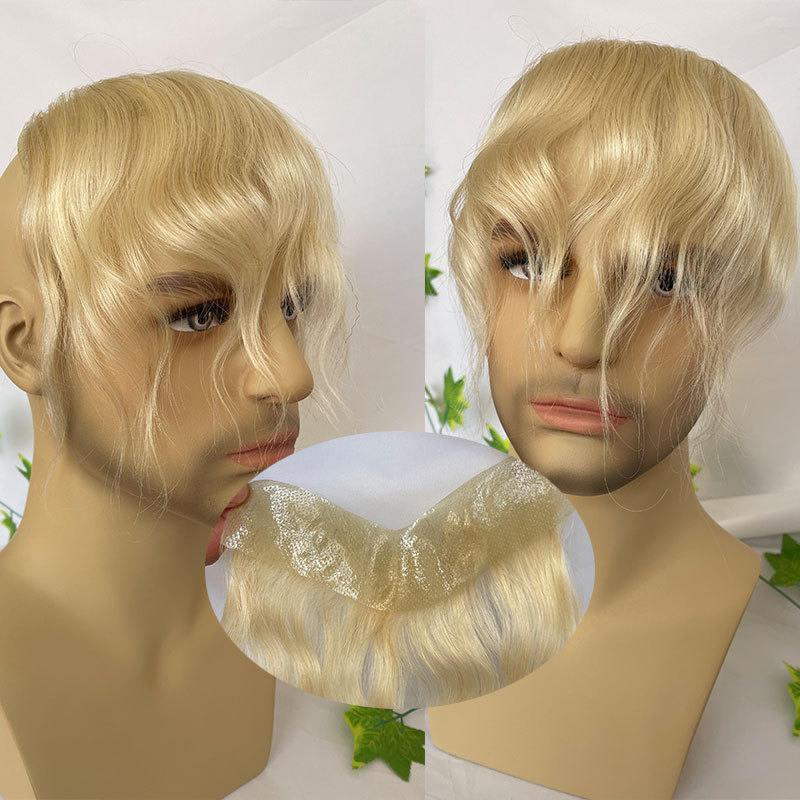 Human Hair Toupee for Men - Thin Skin Base Hair Replacement System