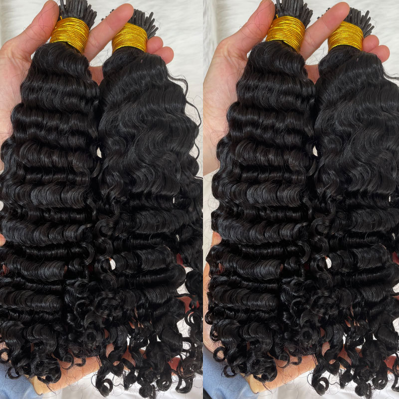 Deep Wave Virgin Human Hair Extensions