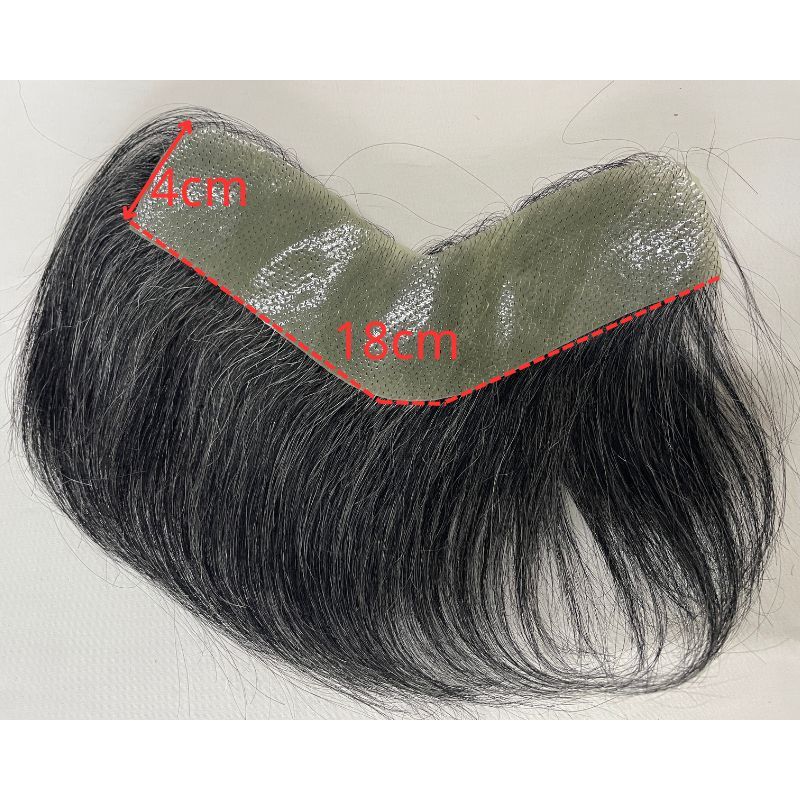Human Hair Topper for Women - Thin Skin Base, Natural Hairline