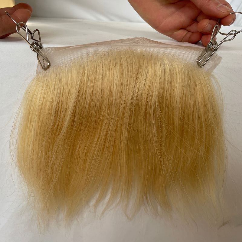 Human Hair Toupee for Men - French Lace Base, Natural Hairline Hair Replacement System