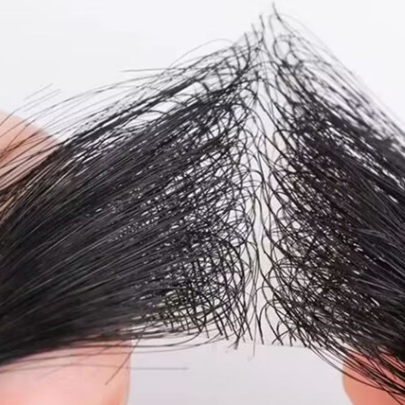 Human Hair Toupee for Men - Ultra Thin Skin Full PU Base Hair Replacement System