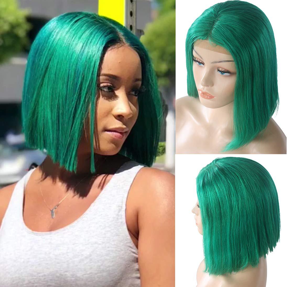 Straight Brazilian Remy Human Hair Wig for Women - Lace Front, 180% Density