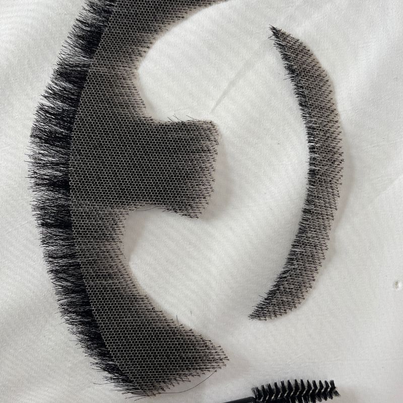 Face Fake Beard 100% Human Hair Face Beard Mustache For Men Fake Beard Swiss Lace Real Handmade Light Beard For Man Invisible Beards Beard And Moustache