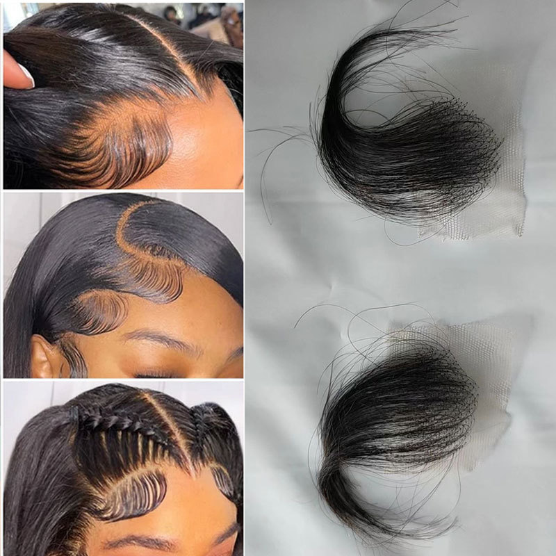 Human Hair Hairline Piece - Swiss Lace Base