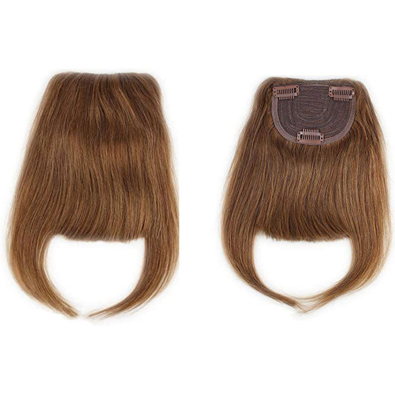 Straight Brazilian Remy Human Hair Clip-In Hair Extensions - 8 in, Clip-In