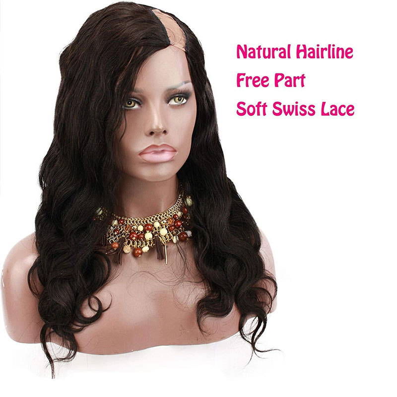 Body Wave Brazilian Remy Human Hair Wig for Women - 180% Density, Glueless