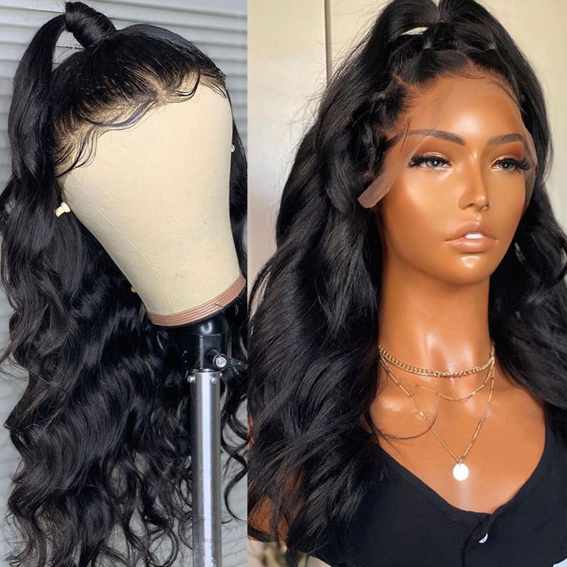Body Wave Brazilian Remy Human Hair Wig for Women - Full Lace Base, Pre-Plucked Hairline, Glueless