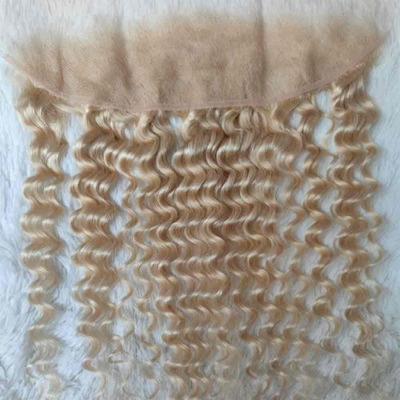 Human Hair Hairline Piece - Full Lace Base, 13x4 in, Natural Hairline, Pre-Plucked Hairline