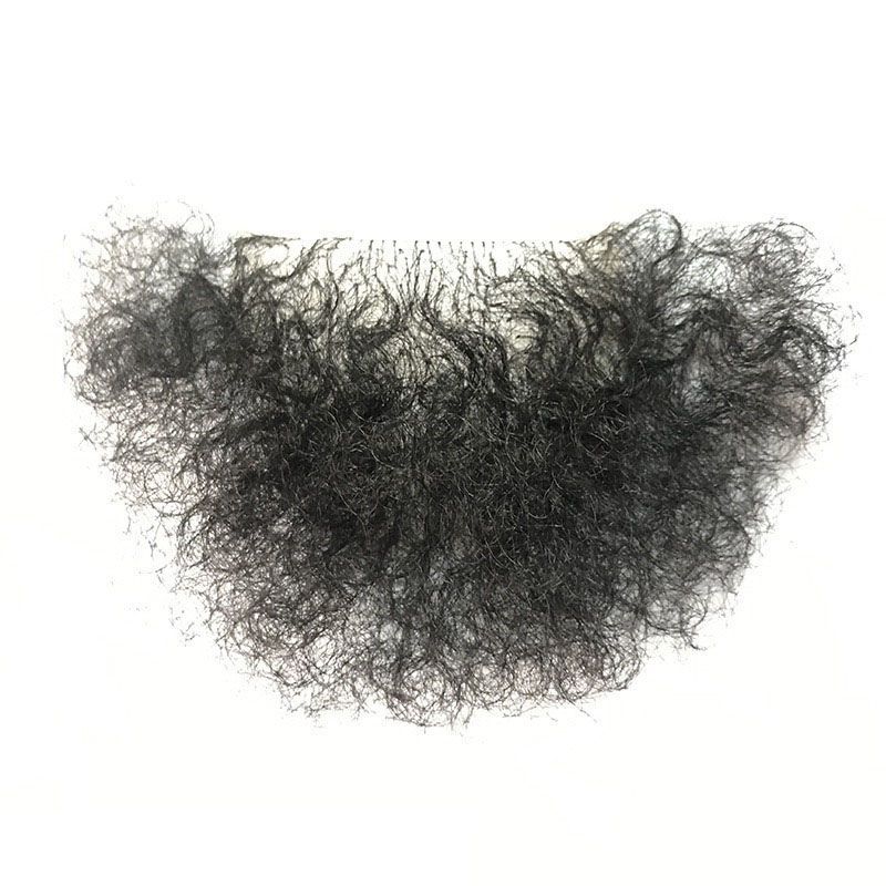 Invisible Realistic Natural Fake Private Hair  Temprature  Synthetic Fiber Body Hair Armpit Hair Chest Hair Fake Mustache for Men and Women
