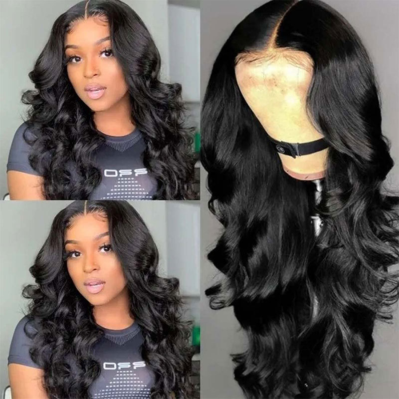 Body Wave Brazilian Remy Human Hair Wig for Women - Full Lace Base, Pre-Plucked Hairline, Glueless