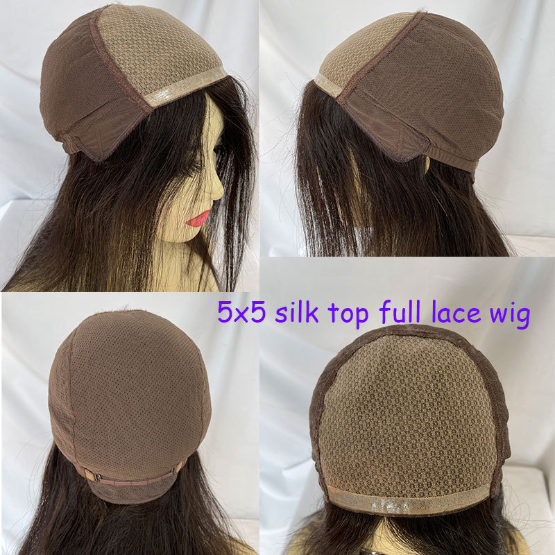 Straight Human Hair Wig for Women - Full Lace Base