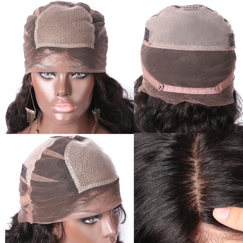 Body Wave Brazilian Remy Human Hair Wig for Women - Full Lace Base, Pre-Plucked Hairline, Glueless