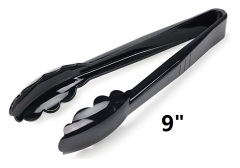 7" , 9" ,12" Heavy Duty Plastic Scalloped Buffet Serving Tongs