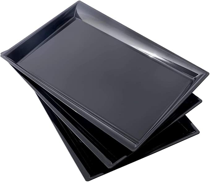9"x14"Heavy Duty Plastic Serving Tray