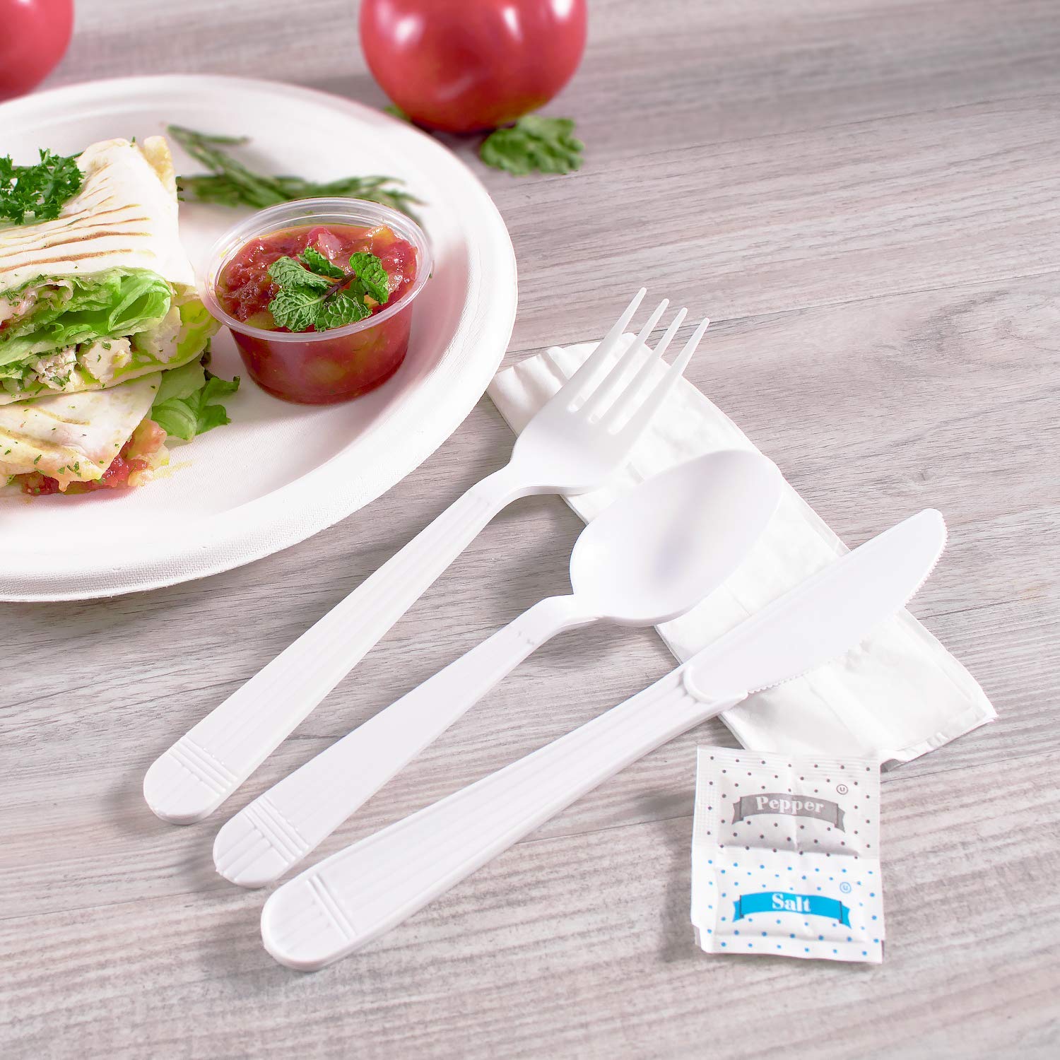 Cutlery Kit(Fork+Knife+Spoon+napkin or Salt+Pepper)