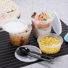 8oz,12oz,16oz,24oz,32oz Deli Plastic Food Storage Containers with Lids,Deli Containers