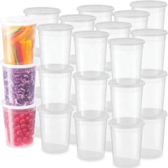 8oz,12oz,16oz,24oz,32oz Deli Plastic Food Storage Containers with Lids,Deli Containers