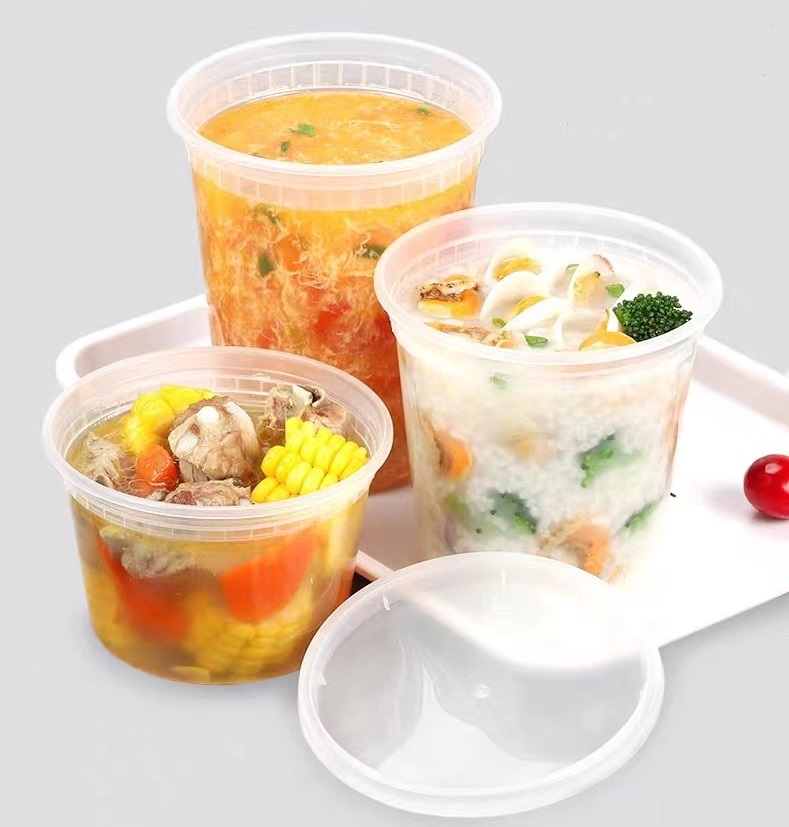 8oz,12oz,16oz,24oz,32oz Deli Plastic Food Storage Containers with Lids,Deli Containers