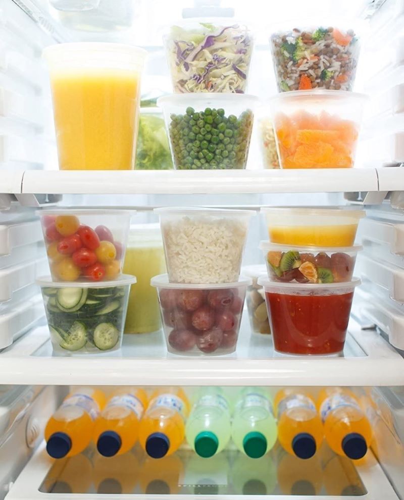 Microwavable 100% Leakproof Plastic food Container PP Soup Cup storage Deli Containers With Lids