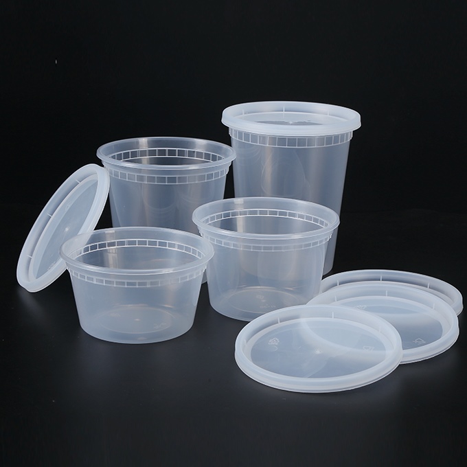 8oz,12oz,16oz,24oz,32oz Deli Plastic Food Storage Containers with Lids,Deli Containers