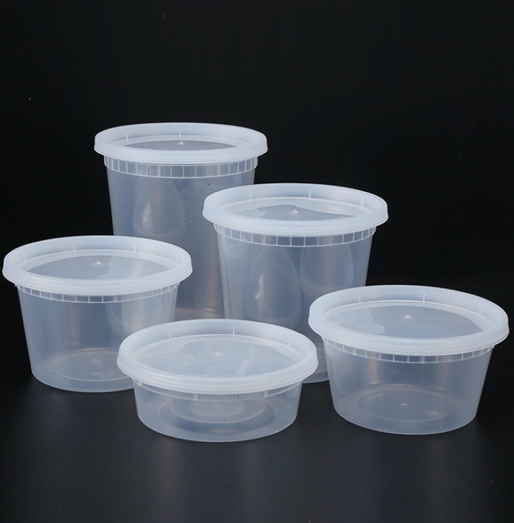 8oz,12oz,16oz,24oz,32oz Deli Plastic Food Storage Containers with Lids,Deli Containers