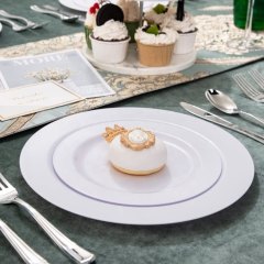 6" , 7.5" , 9" , 10.25" Plastic Dinner Plate Dinnerware set
