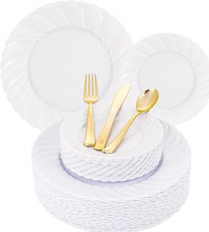 6", 7.5", 9", 10.25" Plastic Dinner Plate