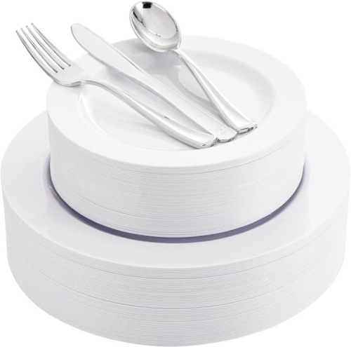 6" , 7.5" , 9" , 10.25" Plastic Dinner Plate Dinnerware set