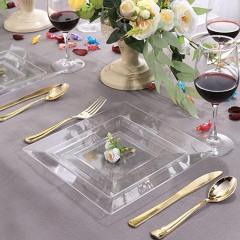 6" , 7.5" , 9" , 10.25" Plastic Dinner Plate Dinnerware set
