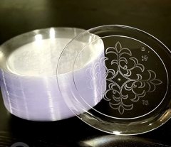 6", 9" Clear Plastic Plates