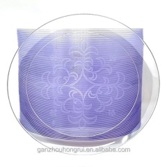 6", 9" Clear Plastic Plates