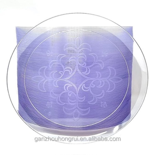 6", 9" Clear Plastic Plates