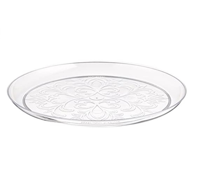 6", 9" Clear Plastic Plates