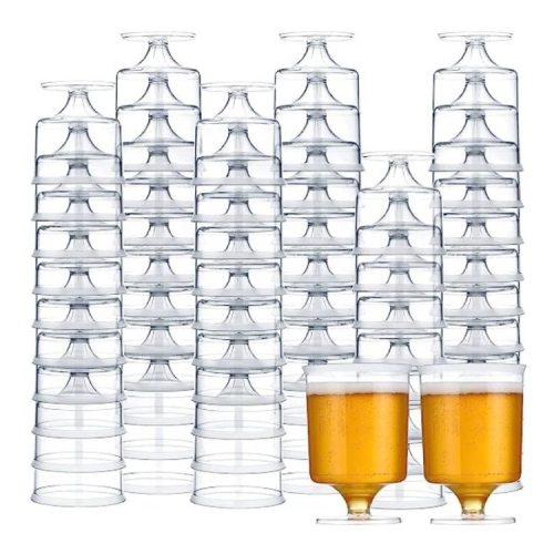 2 oz, 5oz Plastic Wine Glass