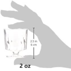 2 oz, 5oz Plastic Wine Glass