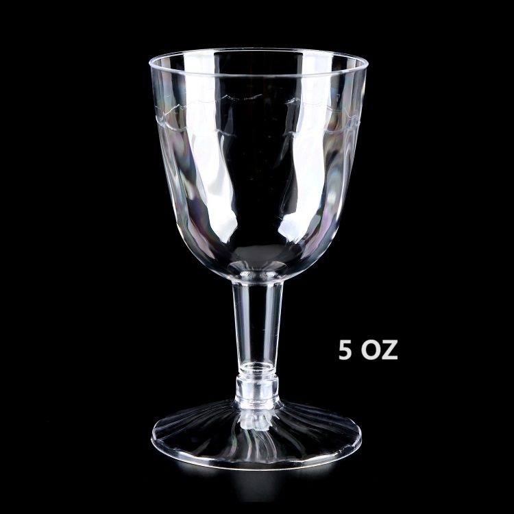 5 oz, 6 oz Plastic Wine Goblet