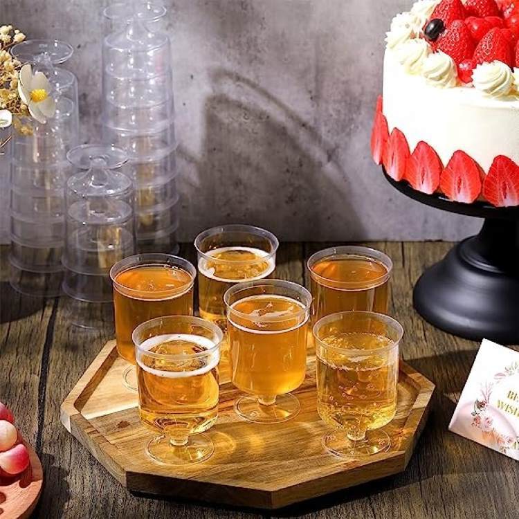 2 oz, 5oz Plastic Wine Glass