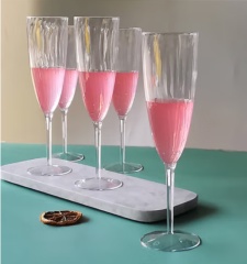 5 oz,2.5 oz Plastic Champagne Flute