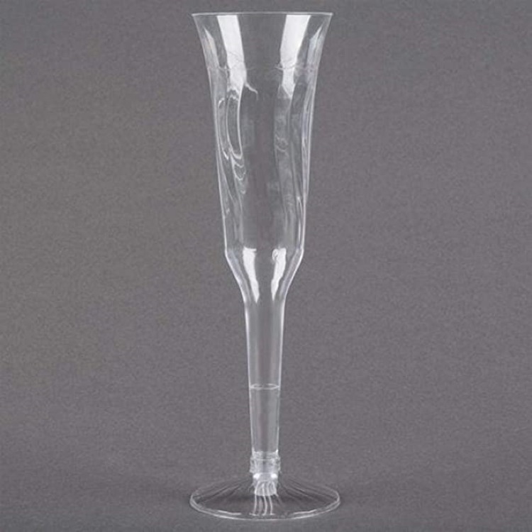 5 oz,2.5 oz Plastic Champagne Flute