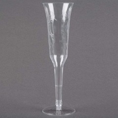 5 oz,2.5 oz Plastic Champagne Flute
