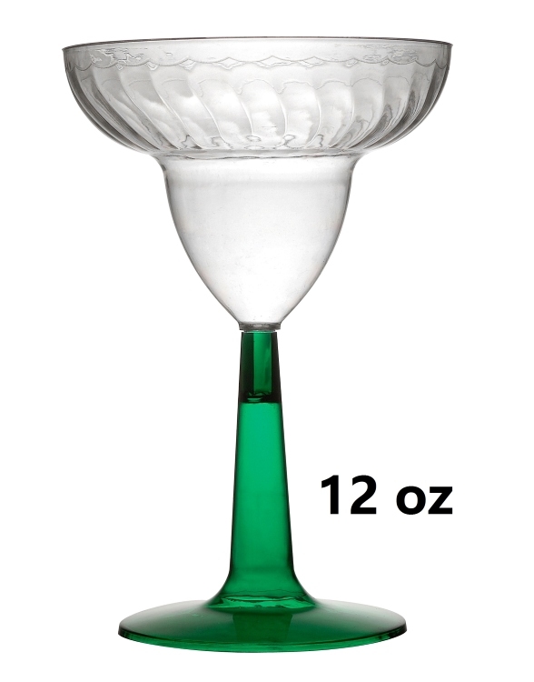 6 oz, 12 oz Plastic Martini Glass