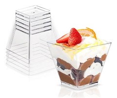 2 oz,6 oz Mini Cube Dessert Cups