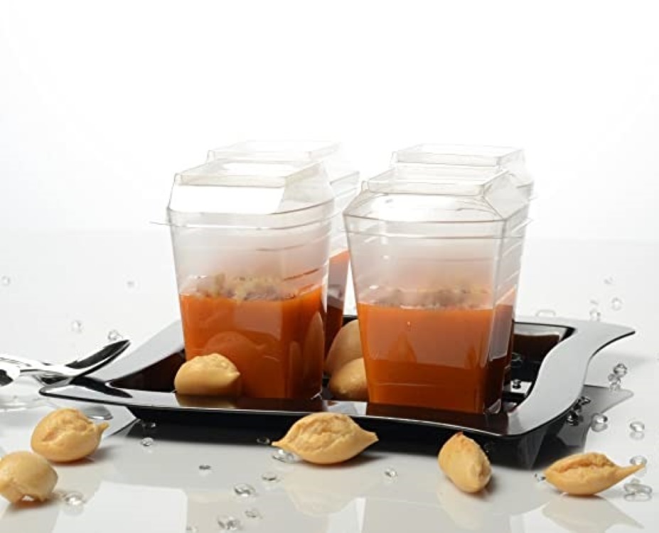 2 oz, 4oz, 5.5 oz,10 oz Mini Plastic Dessert Cups