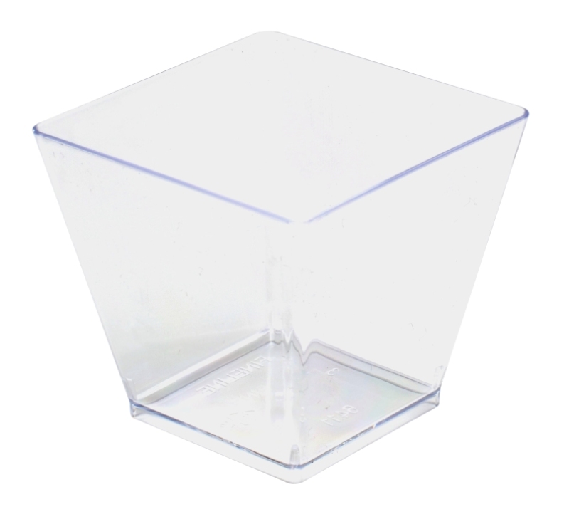 2 oz,6 oz Mini Cube Dessert Cups