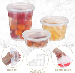Wholesale Deli Container Manufacturers Disposable Leakproof Deli Containers Plastic Food Containers With Lids