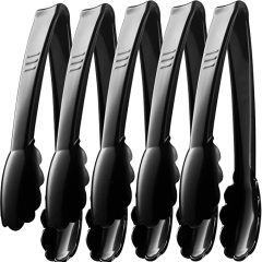 7 /9/12 Inch Heavy Duty Hard Reusable Disposable Plastic Serving Scalloped buffet Tongs for Catering Dinner Party Wedding