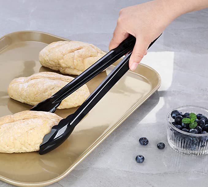 Durable Food Grade 7 9 inch 12 inch Transparent PP Plastic Serving Salad Ice Tong for kitchen Party