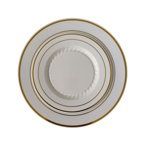 Elegant cheap white disposable charger plates wholesale