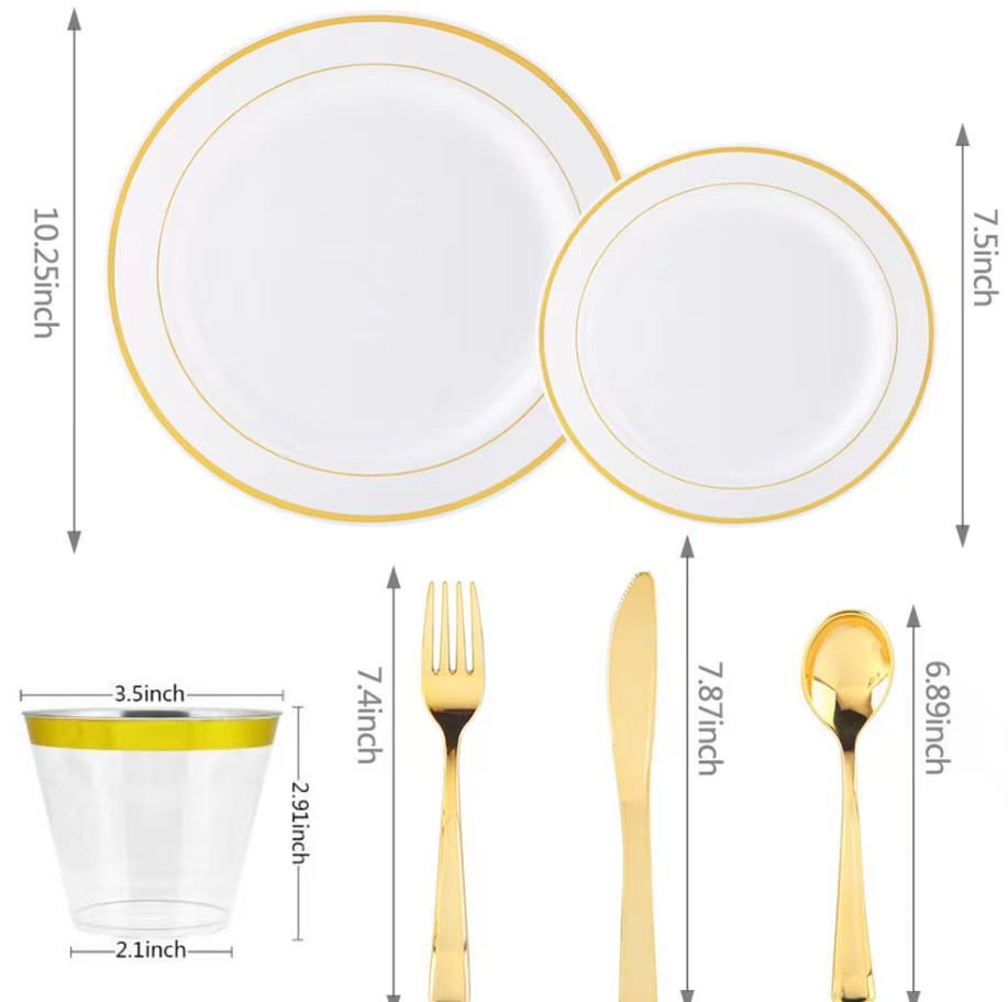 Elegant cheap white disposable charger plates wholesale